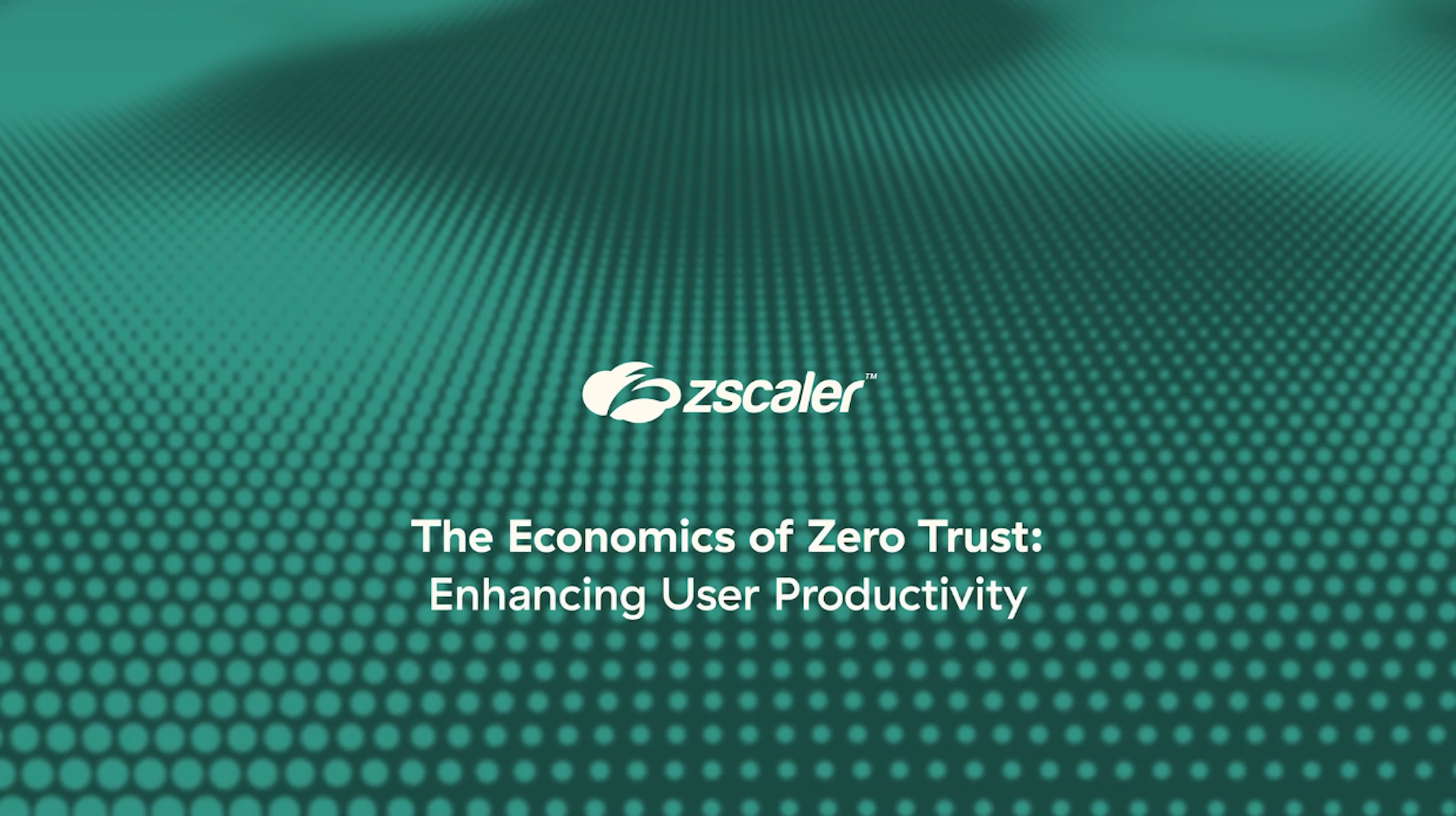 Video about Saving Money with Zero Trust through Enhancing User Experiences