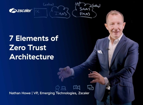 7 elementos de la arquitectura de confianza cero